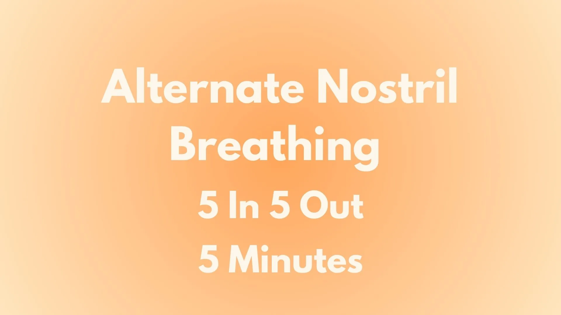 Alternate Nostril